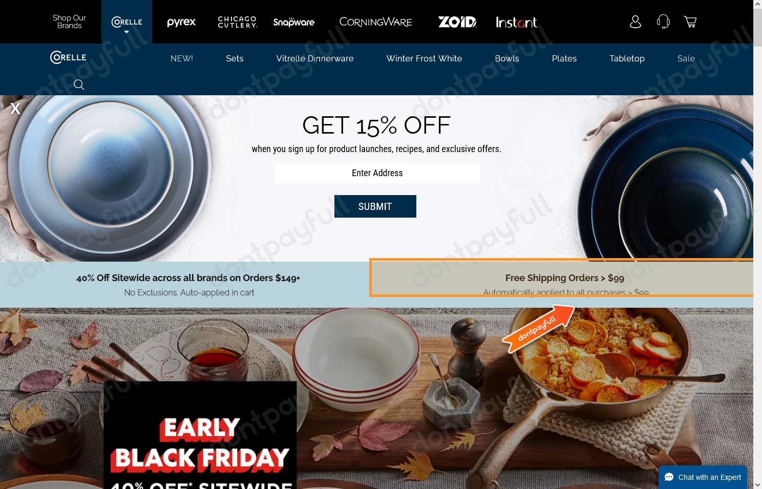 75 Off Corelle Coupon Code Coupons November 2024
