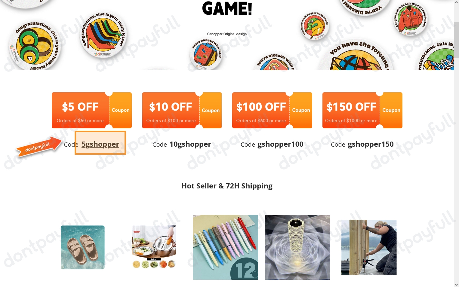80% Off Gshopper Coupon Code, Coupons - November 2024