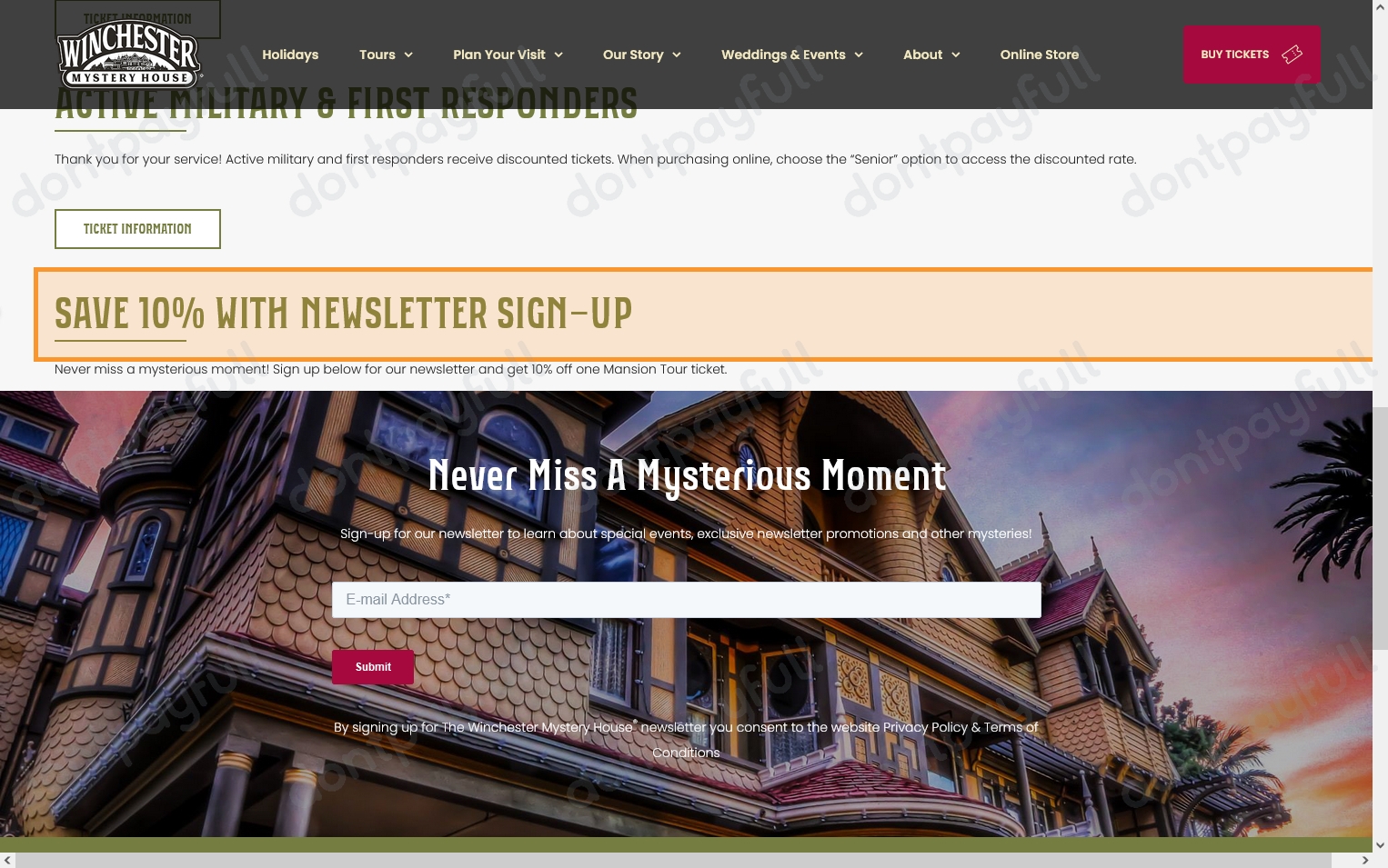 54 Off Winchester Mystery House Promo Code, July 2024