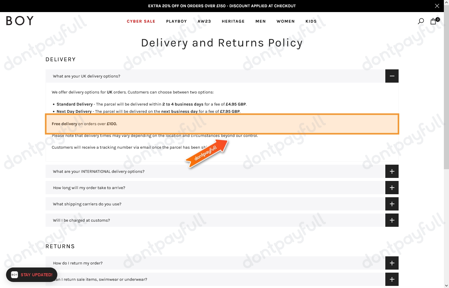 50 Off BOY London DISCOUNT CODES ⇨ August 2024