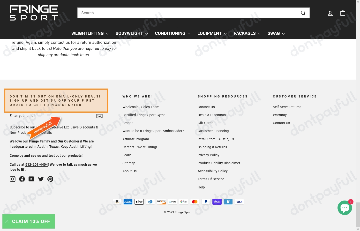 50 Off Fringe Sport DISCOUNT CODES ⇨ October 2024