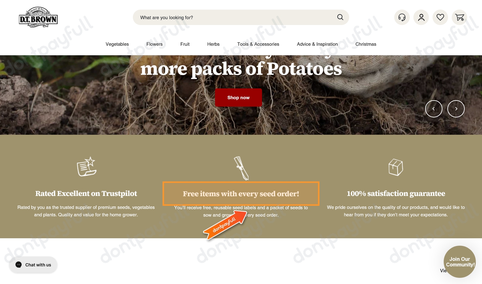 21 D.T. Brown Seeds Promo Codes, Discount Codes