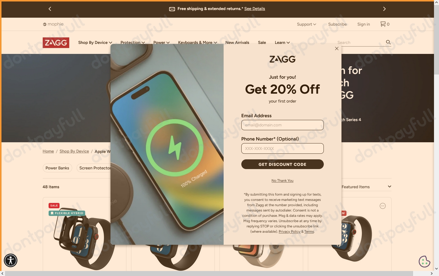 Zagg Shipping Code 2025