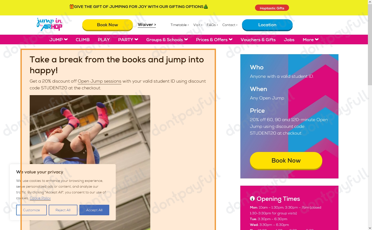 20 Off Jump In Discount Codes (19 Active) October 2024