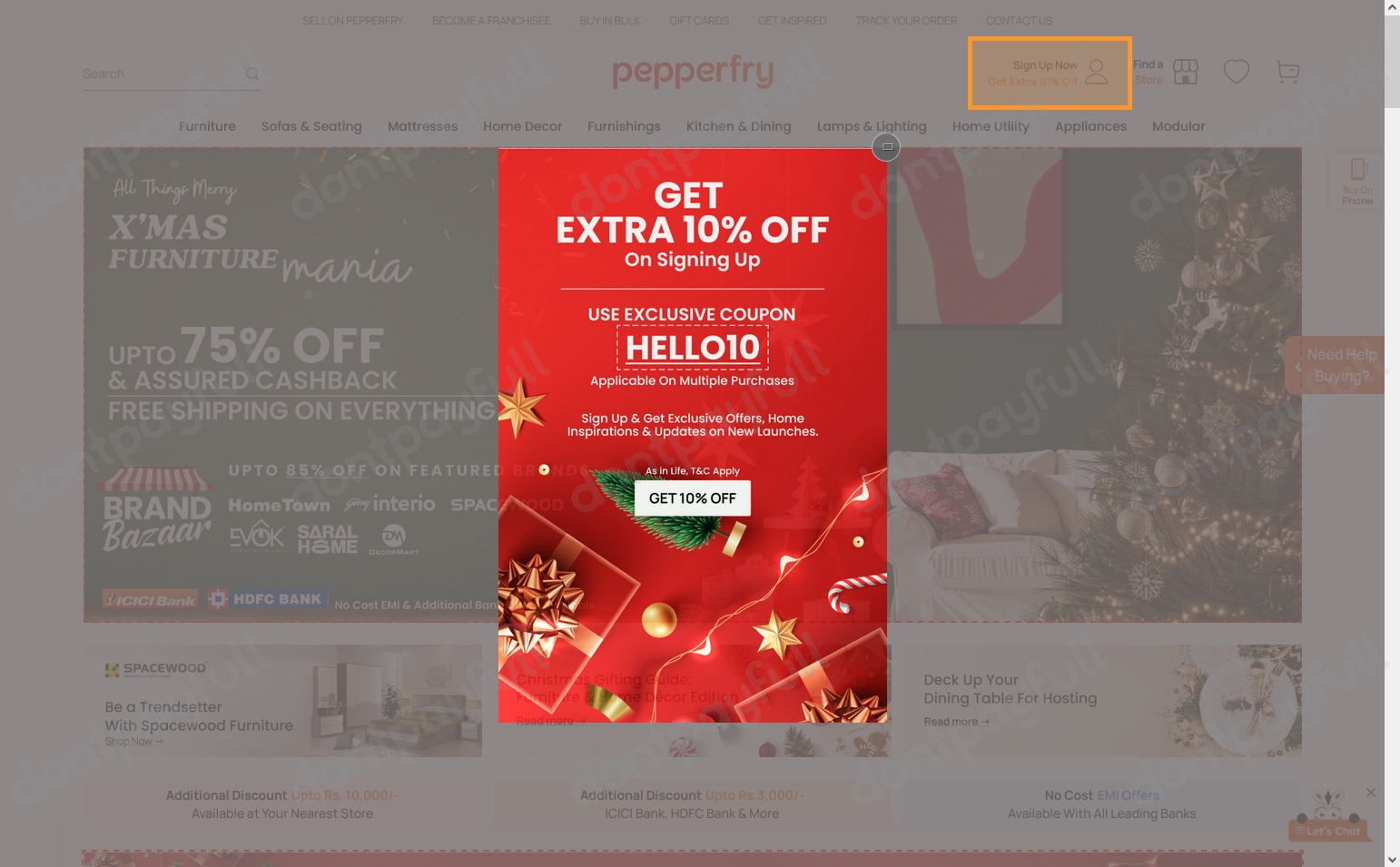 Pepperfry Coupon Codes Get 75 OFF in October 2024