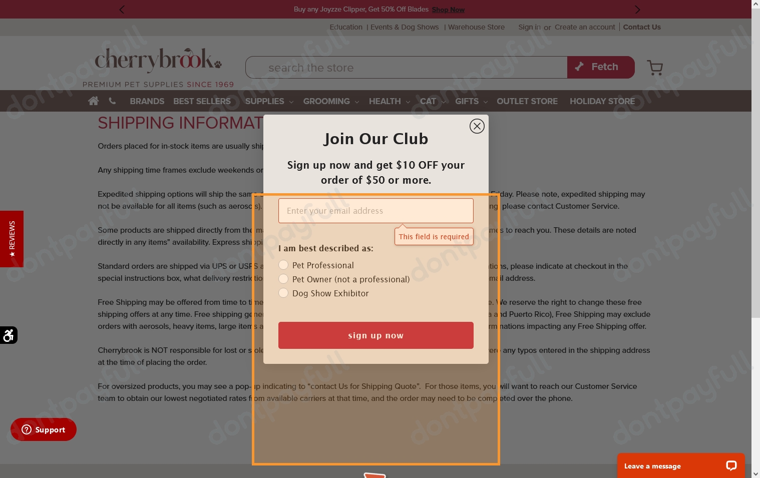 75 Off Cherrybrook PROMO CODES ⇨ September 2024