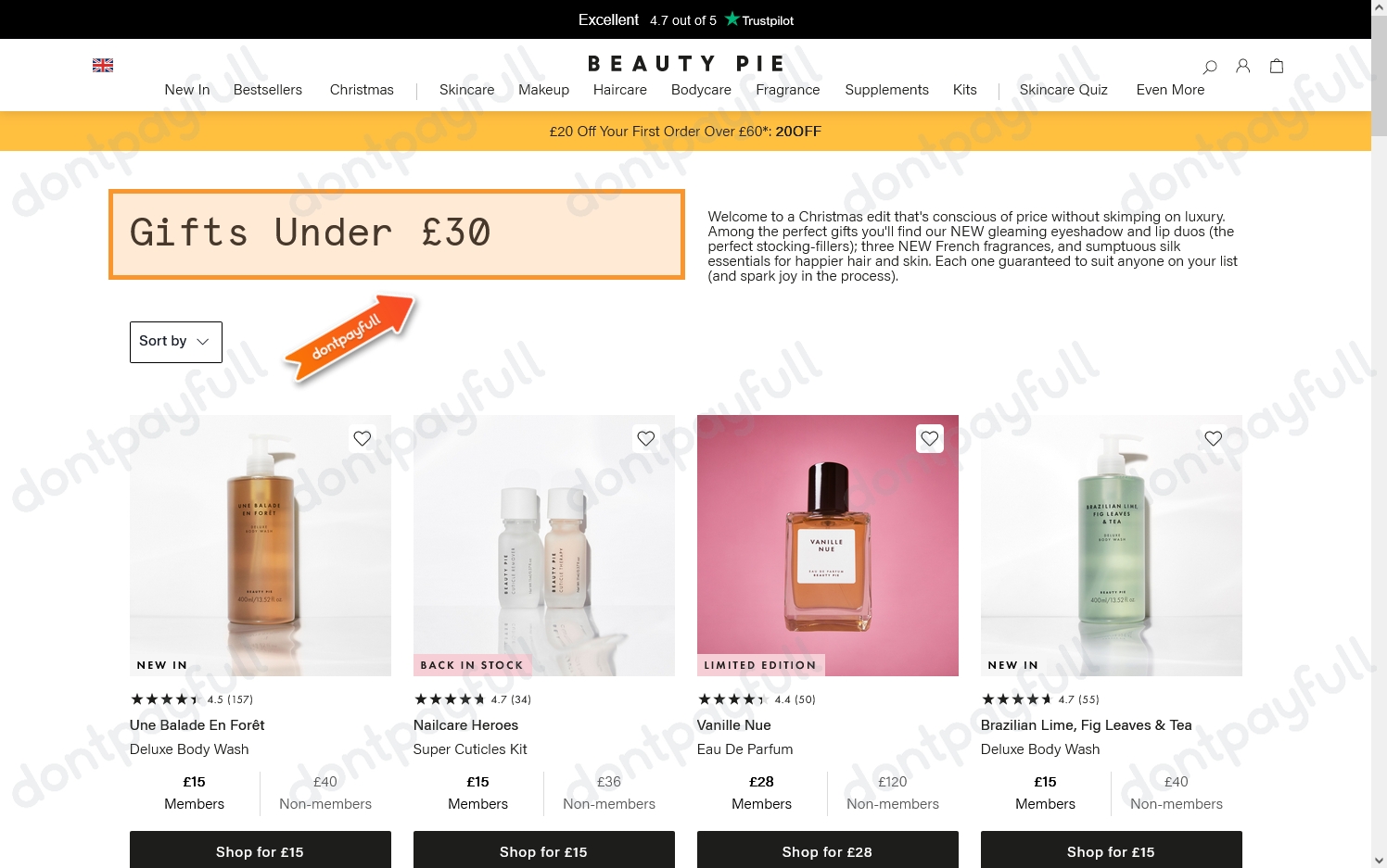 75 Off BEAUTY PIE DISCOUNT CODES ⇨ August 2024