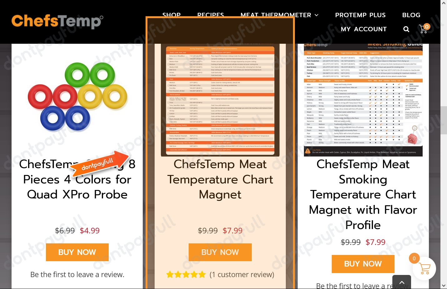 ChefsTemp Meat Smoking Temperature Chart Magnet with Flavor Profile -  ChefsTemp