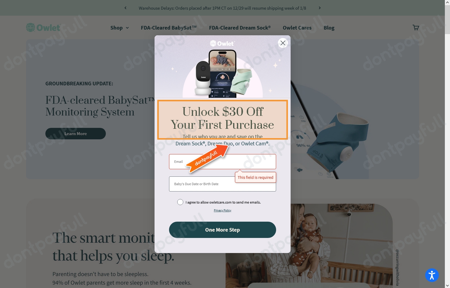 Free shipping on 50+ orders Owlet Coupon, Promo Code & Deals