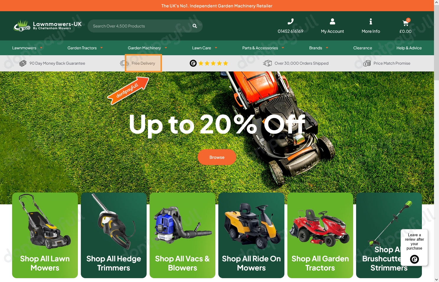 25 Off Lawnmowers UK Discount Codes, September 2024