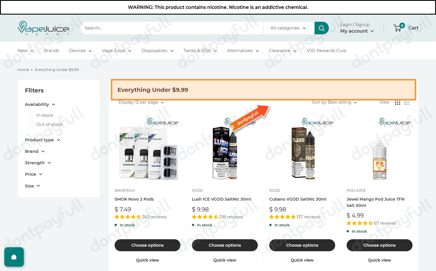 70 Off Vape Juice Depot COUPONS ⇨ September 2024