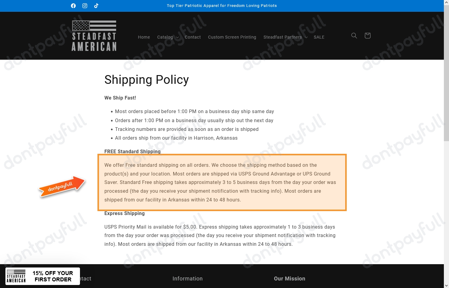 50 Off Steadfast American COUPONS ⇨ August 2024