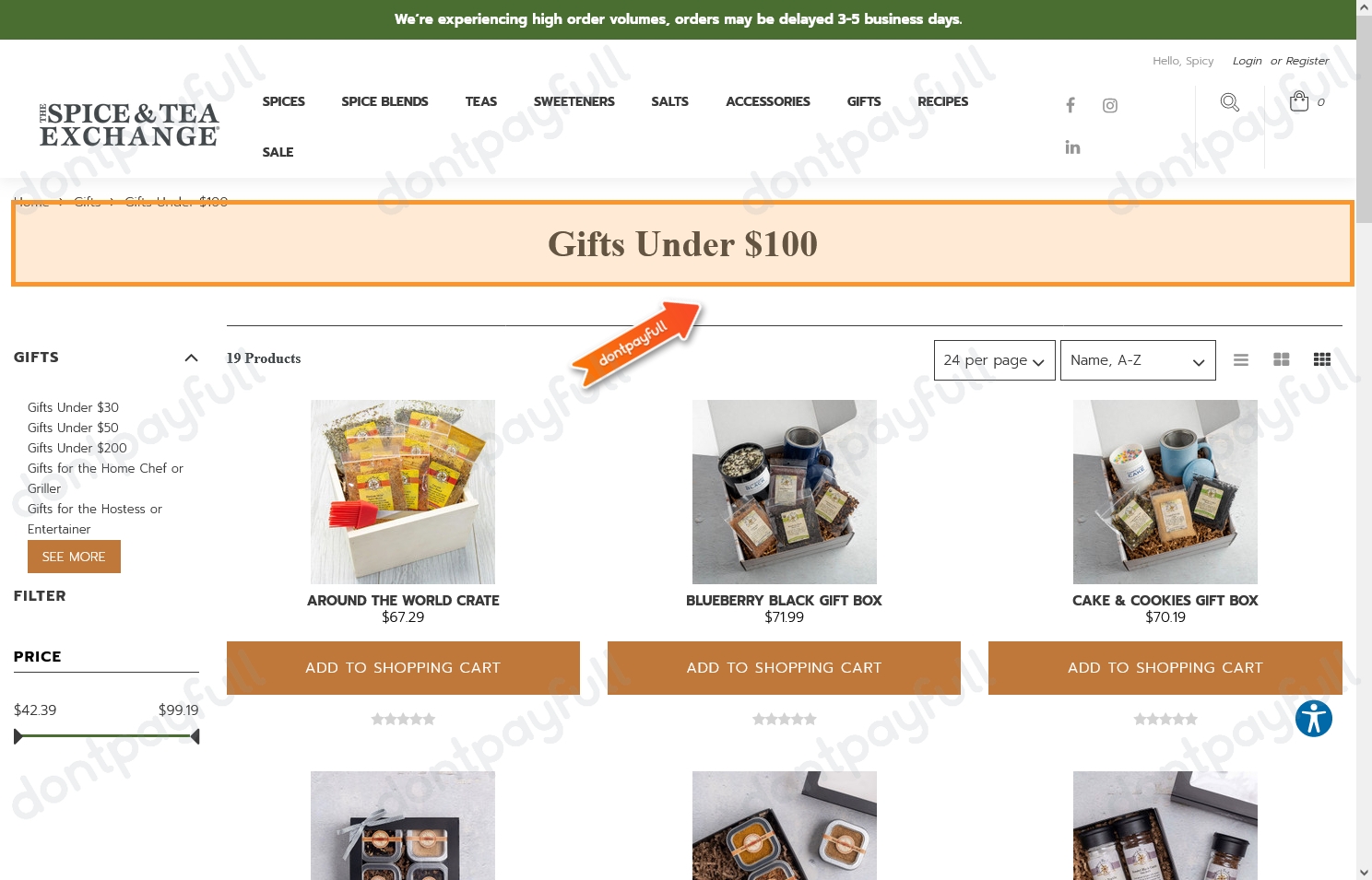 17 The Spice & Tea Exchange Coupons, Promo Codes