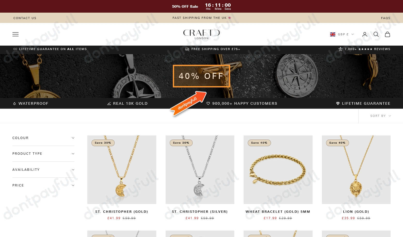 50 Off CRAFTD London DISCOUNT CODES August 2024