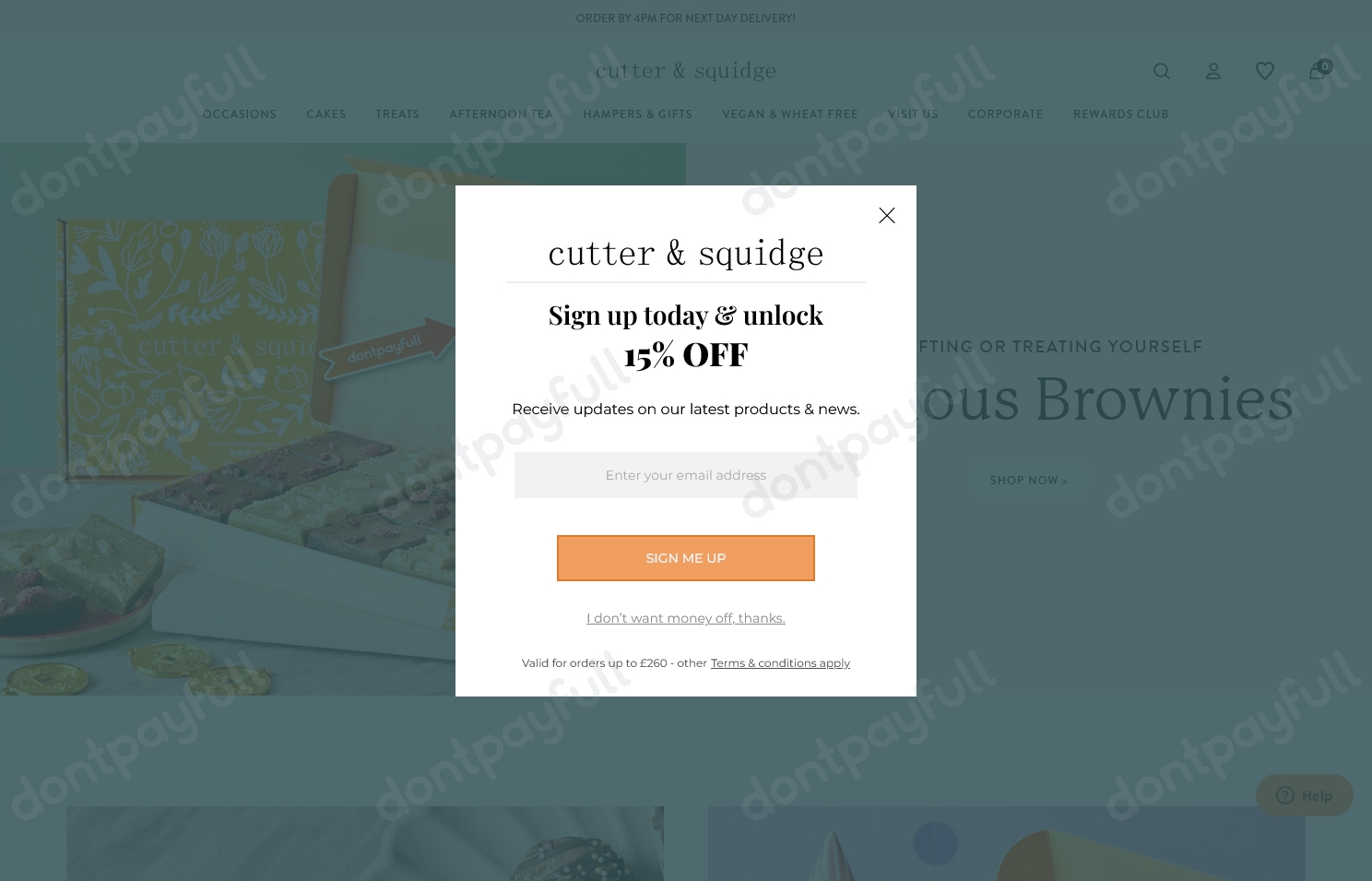 15 Off Cutter & Squidge DISCOUNT CODE, July 2024