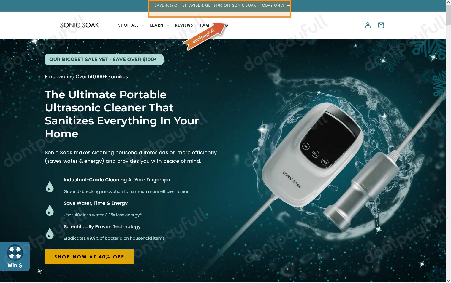 50 Off Sonic Soak COUPON ⇨ (33 ACTIVE) June 2024