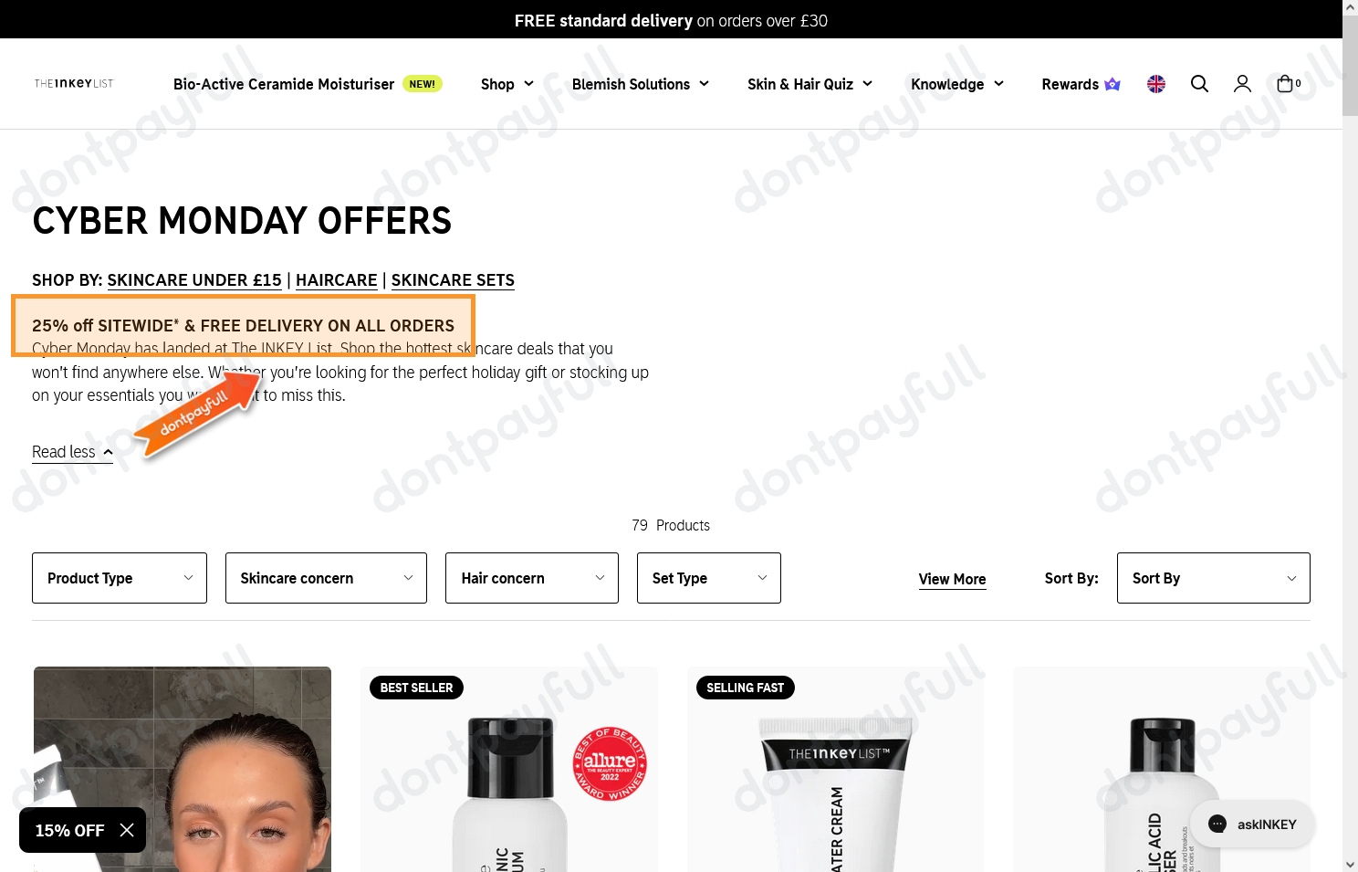 30 Off The INKEY List DISCOUNT CODE ⇨ August 2024