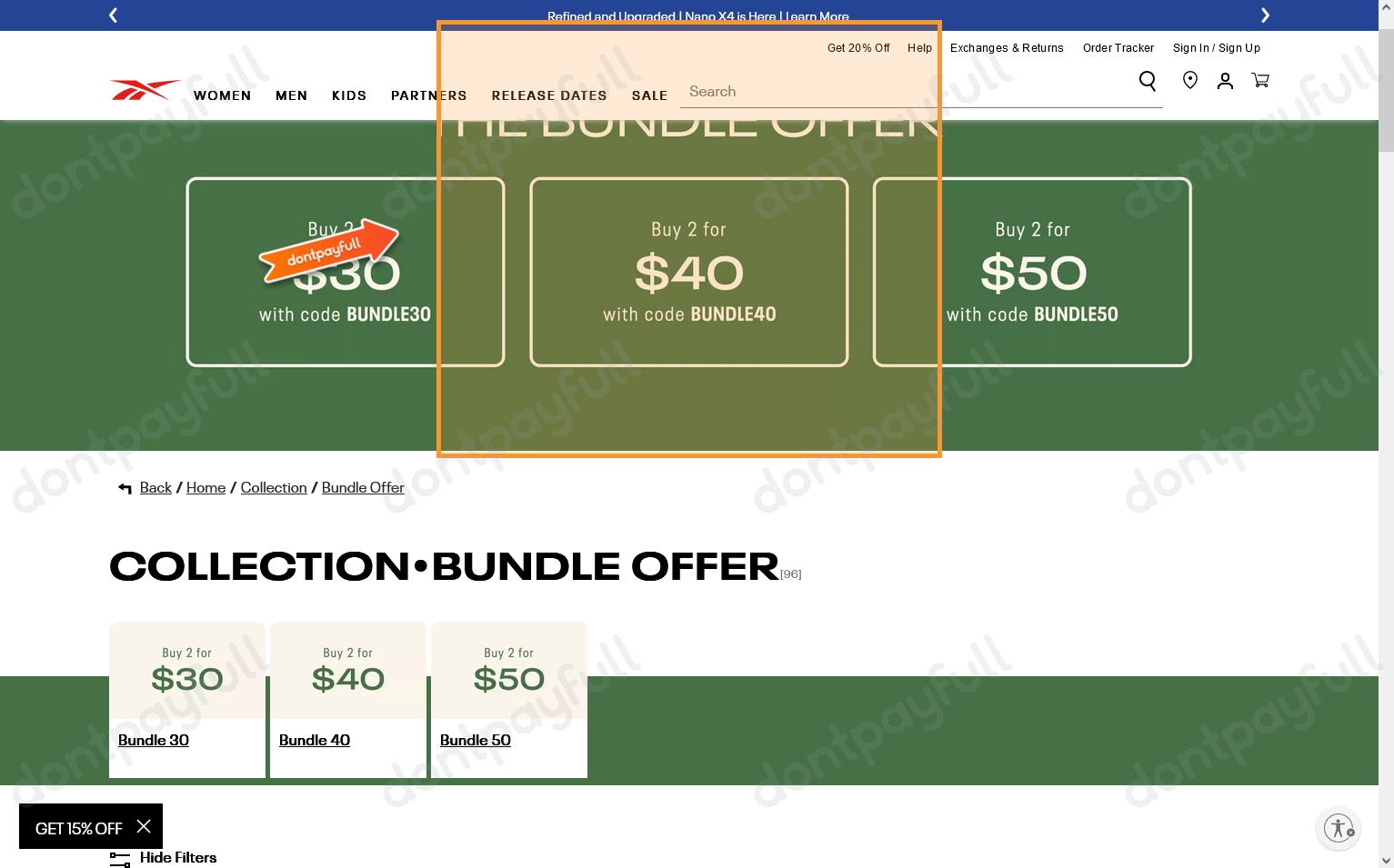 70% Off Reebok Promo Codes, Coupon Codes - August 2024
