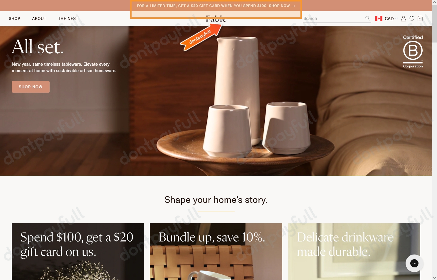 30 Off Fable Home DISCOUNT CODES ⇨ September 2024