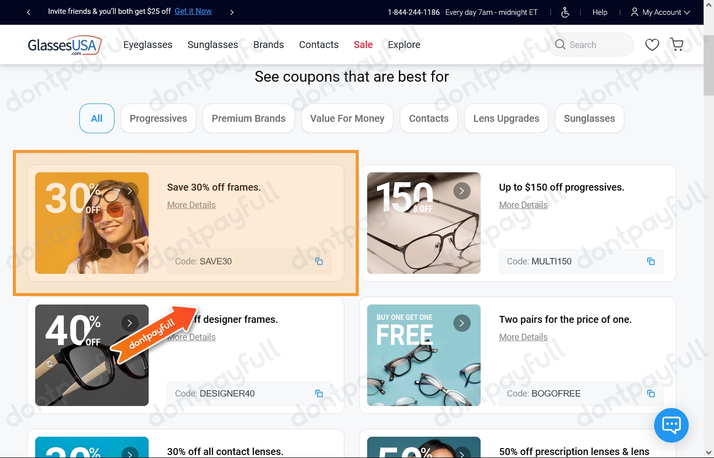 82 Off GlassesUSA Coupons, Coupon Codes Sep 2024