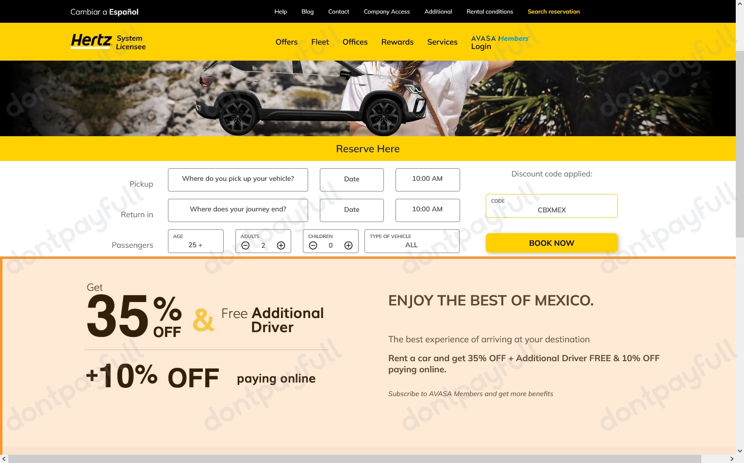 Hertz Coupon Codes 2025