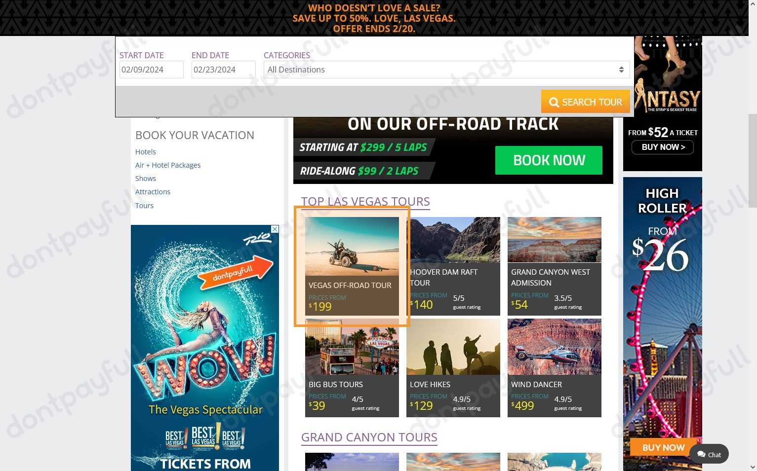 83% Off Vegas.com Promo Codes, Coupon Codes, Dec 2024