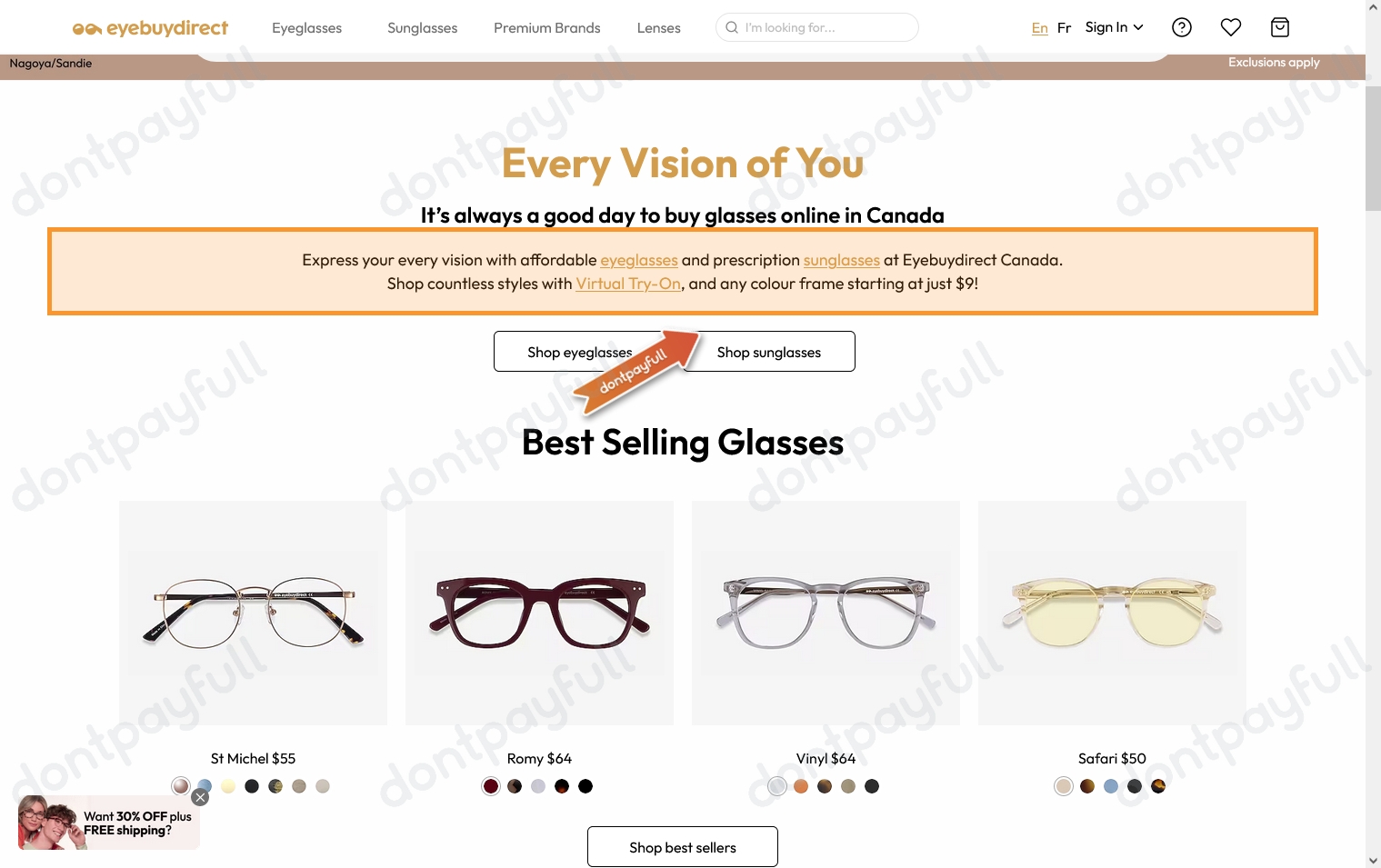 EyeBuyDirect Promo Codes 60 Off Coupons Oct. 2024