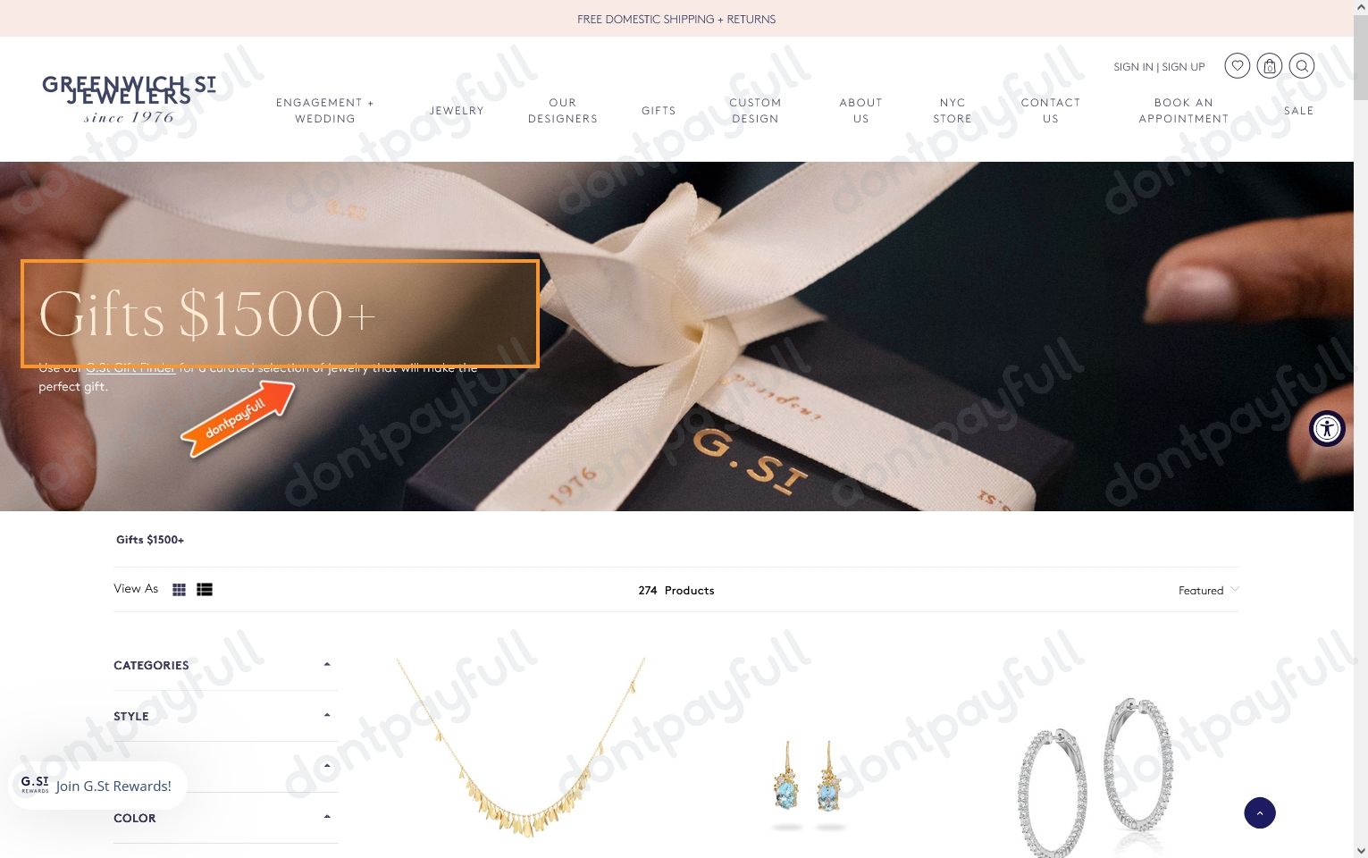 50 Off Greenwich St. Jewelers PROMO CODE August 2024
