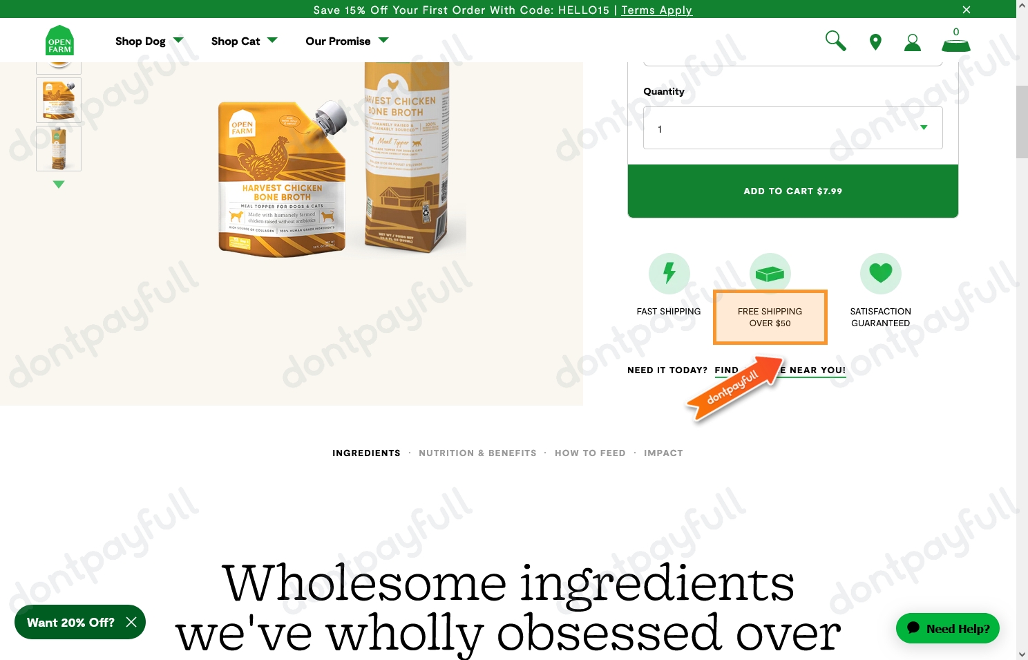 21 Off Open Farm Discount Code, Coupons July 2024