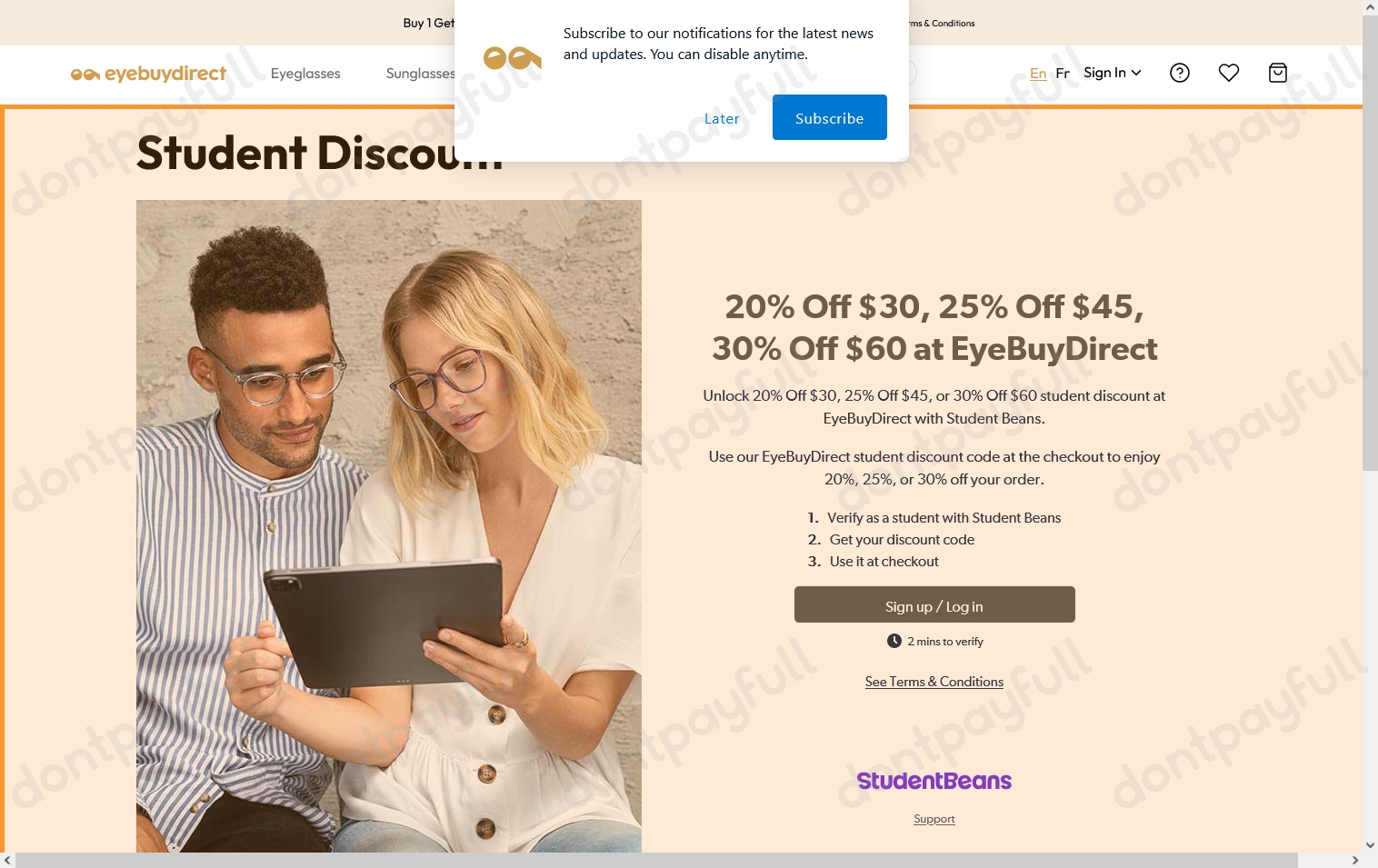 EyeBuyDirect Promo Codes 60 Off Coupons Oct. 2024