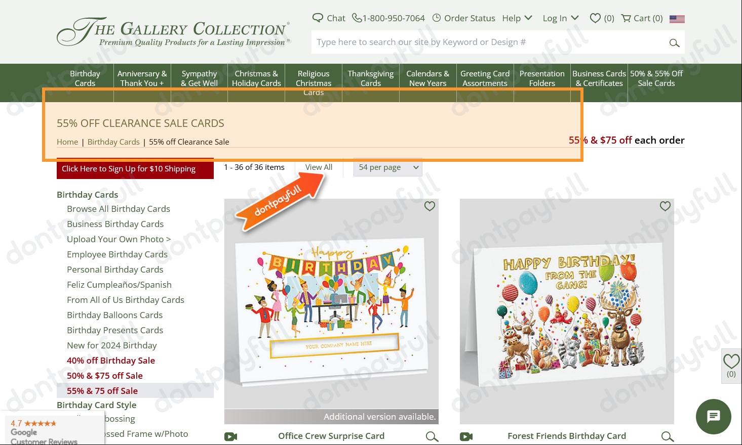 55 Off The Gallery Collection COUPON CODE June 2024