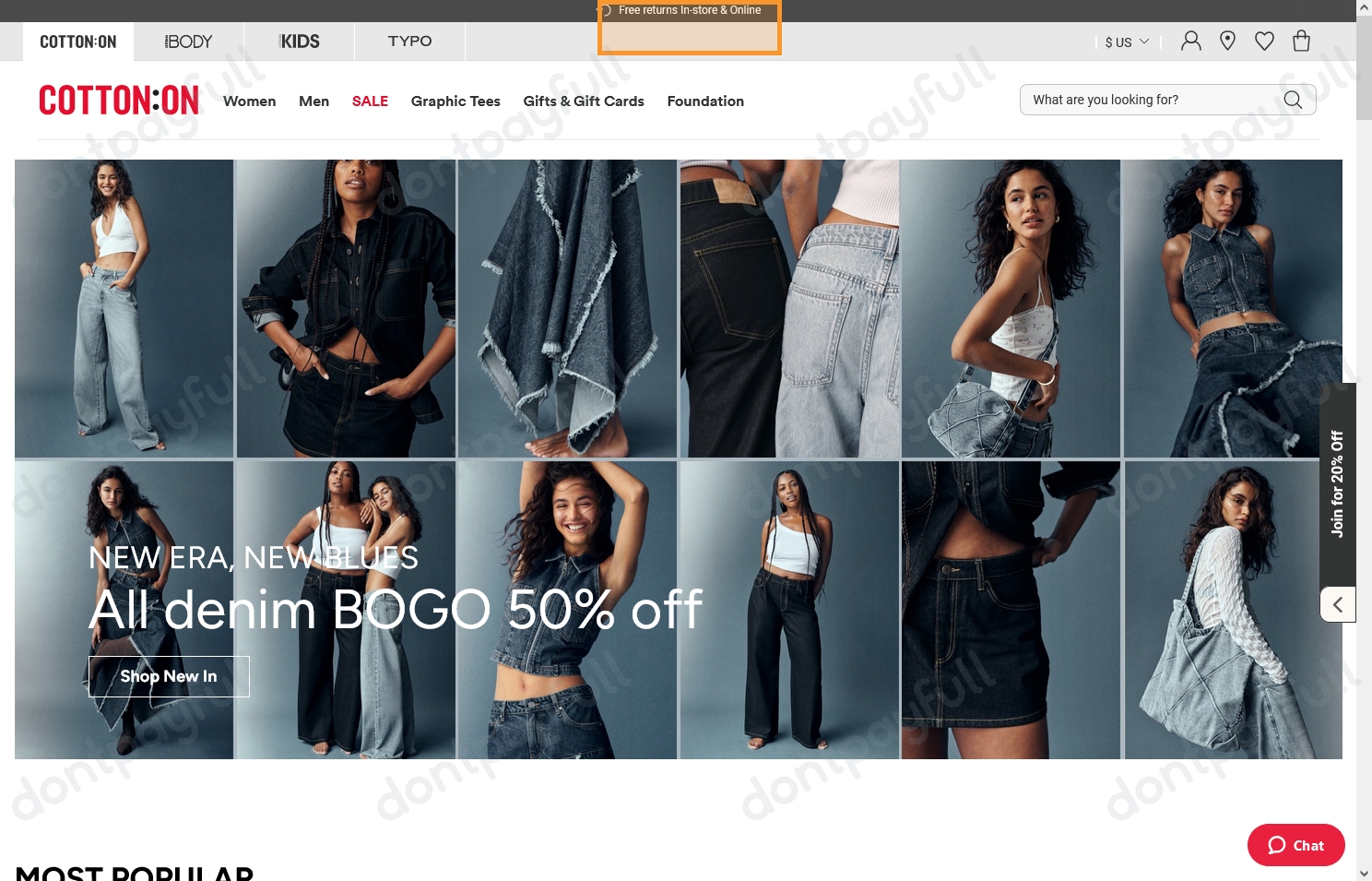90 Off Cotton On Promo Code, Coupons July 2024