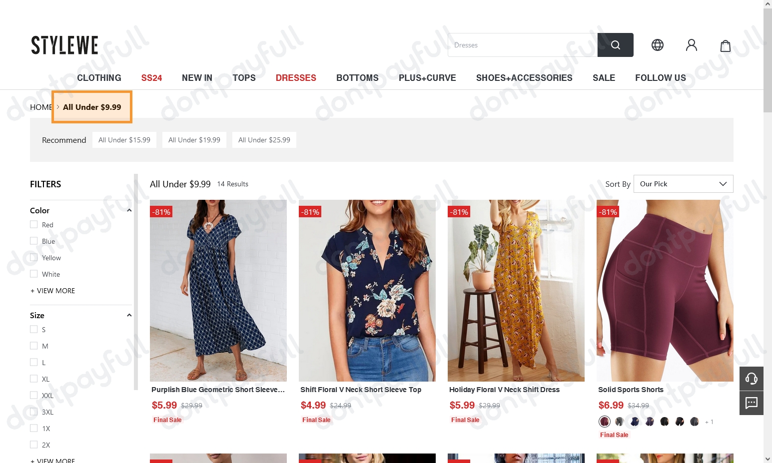 80 Off StyleWe COUPON ⇨ (50 ACTIVE) April 2024