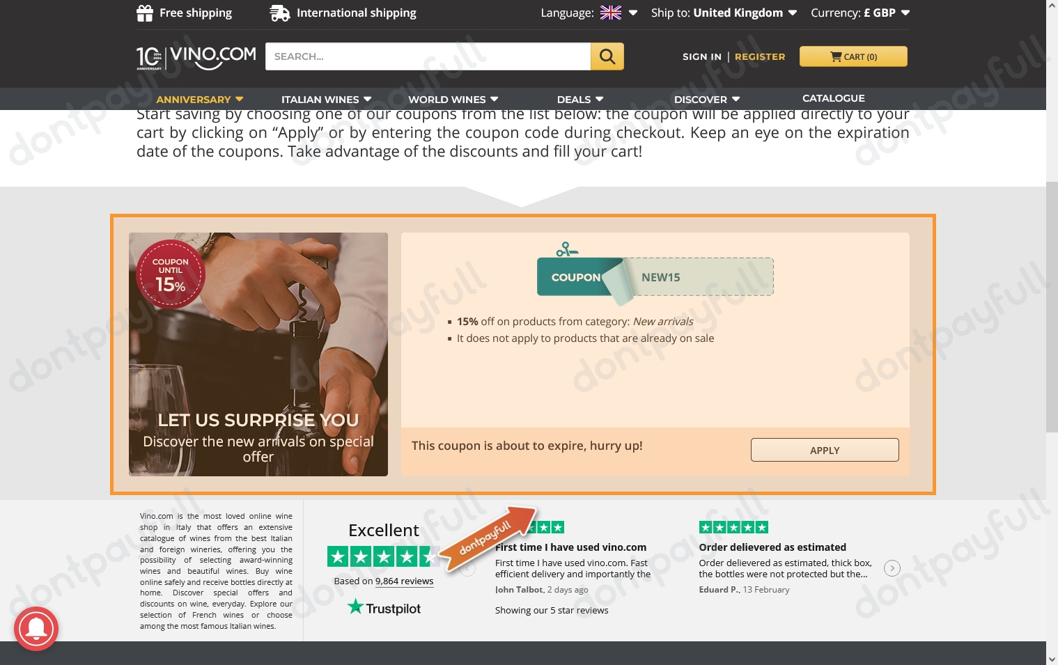 15 Off VOUCHER ⇨ (8 ACTIVE) May 2024