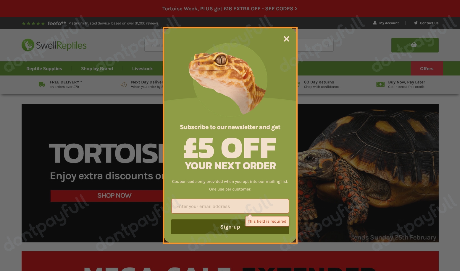 55 Off Swell Reptiles DISCOUNT CODES ⇨ August 2024