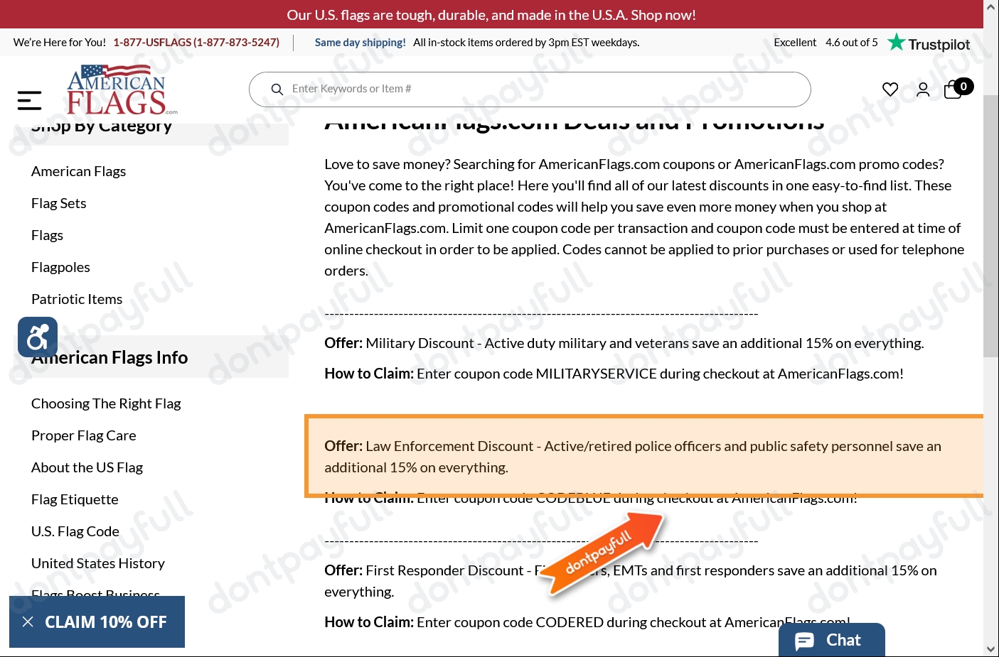 76 Off AmericanFlags Promo Code (41 Active) May 2024