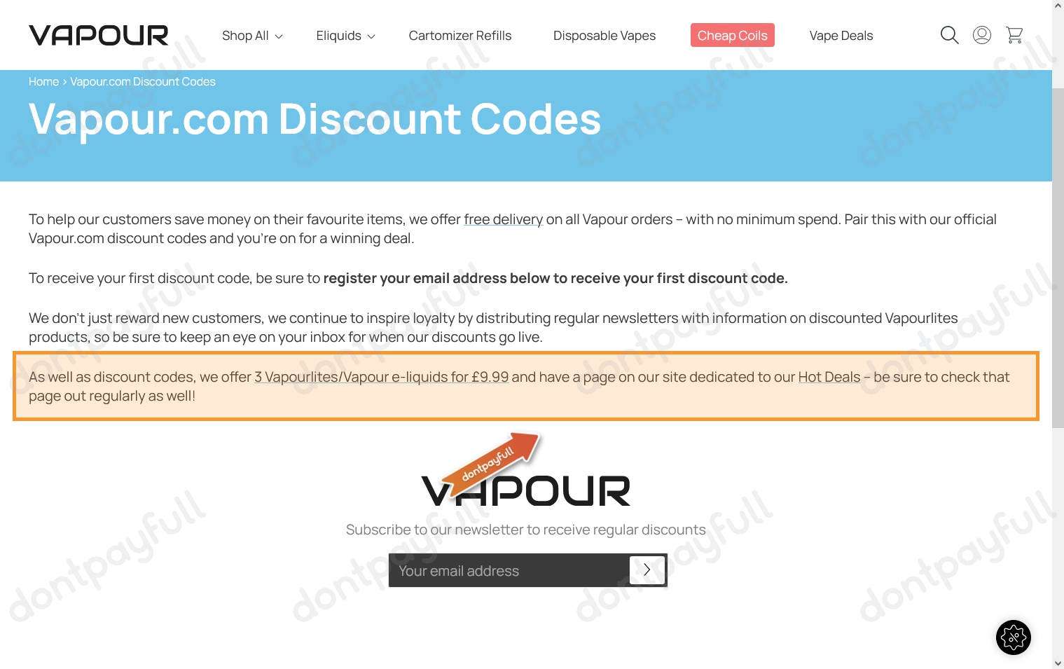 40 Off Vapour COUPONS ⇨ (22 ACTIVE) September 2024
