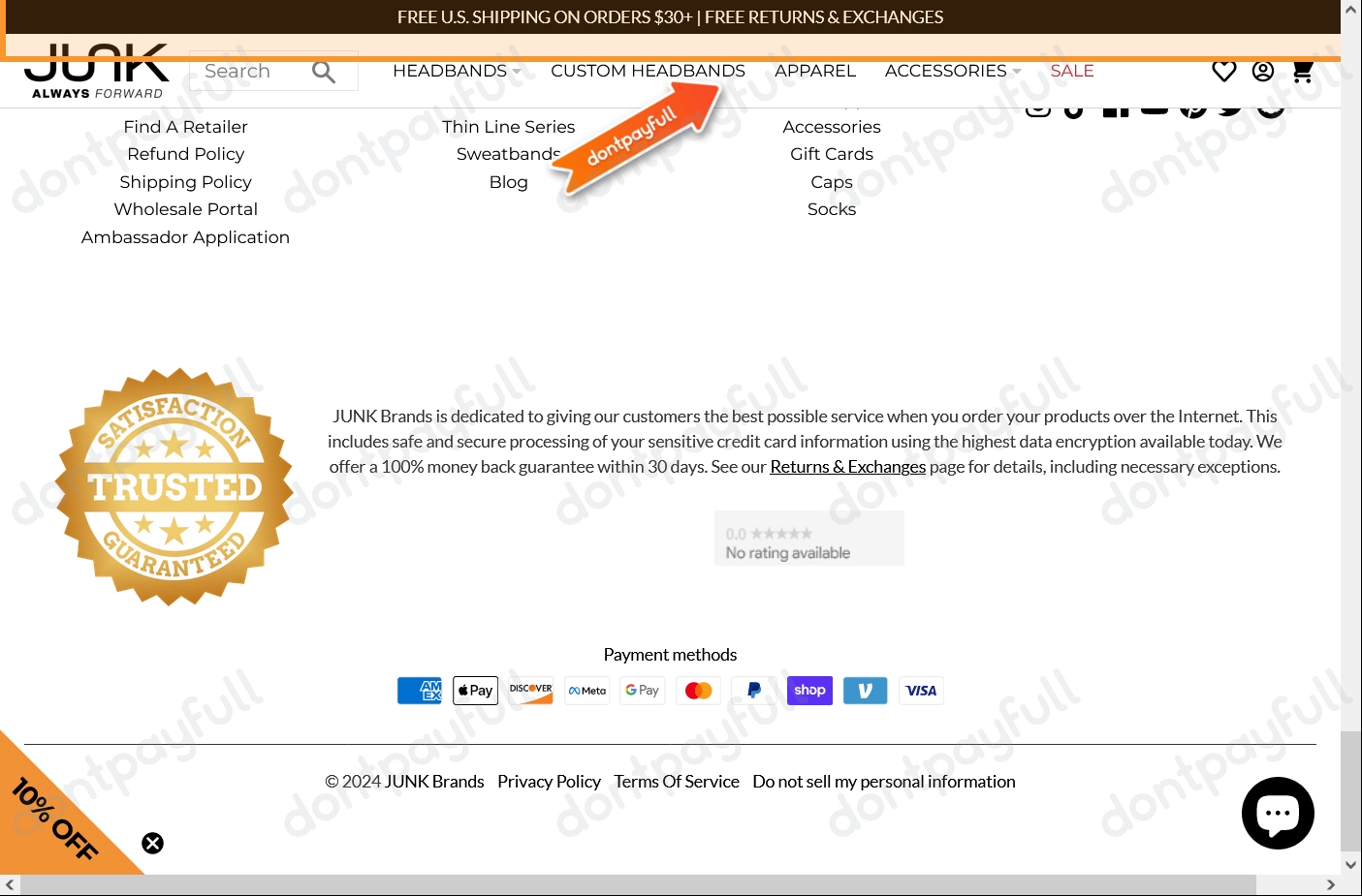 45 Off JUNK Brands DISCOUNT CODES ⇨ October 2024