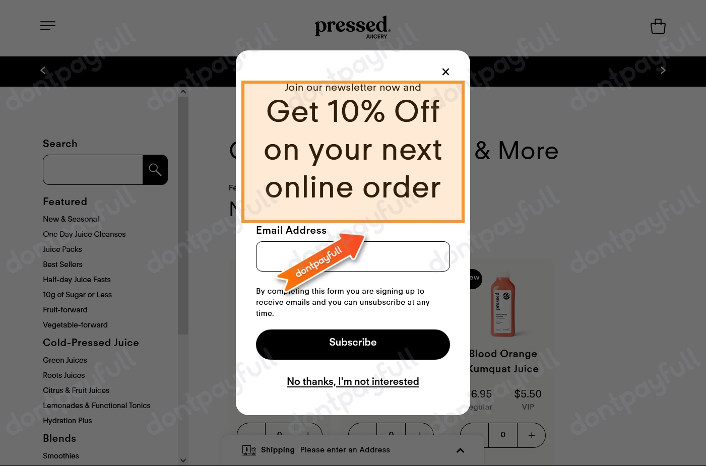 50 Off Pressed Juicery DISCOUNT CODE ⇨ August 2024