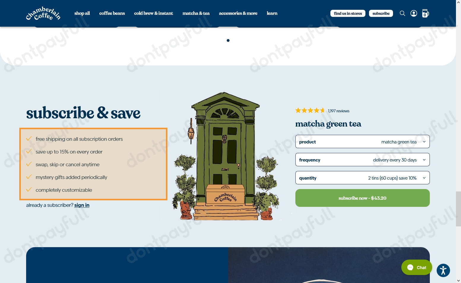 20 Off Chamberlain Coffee DISCOUNT CODE August 2024