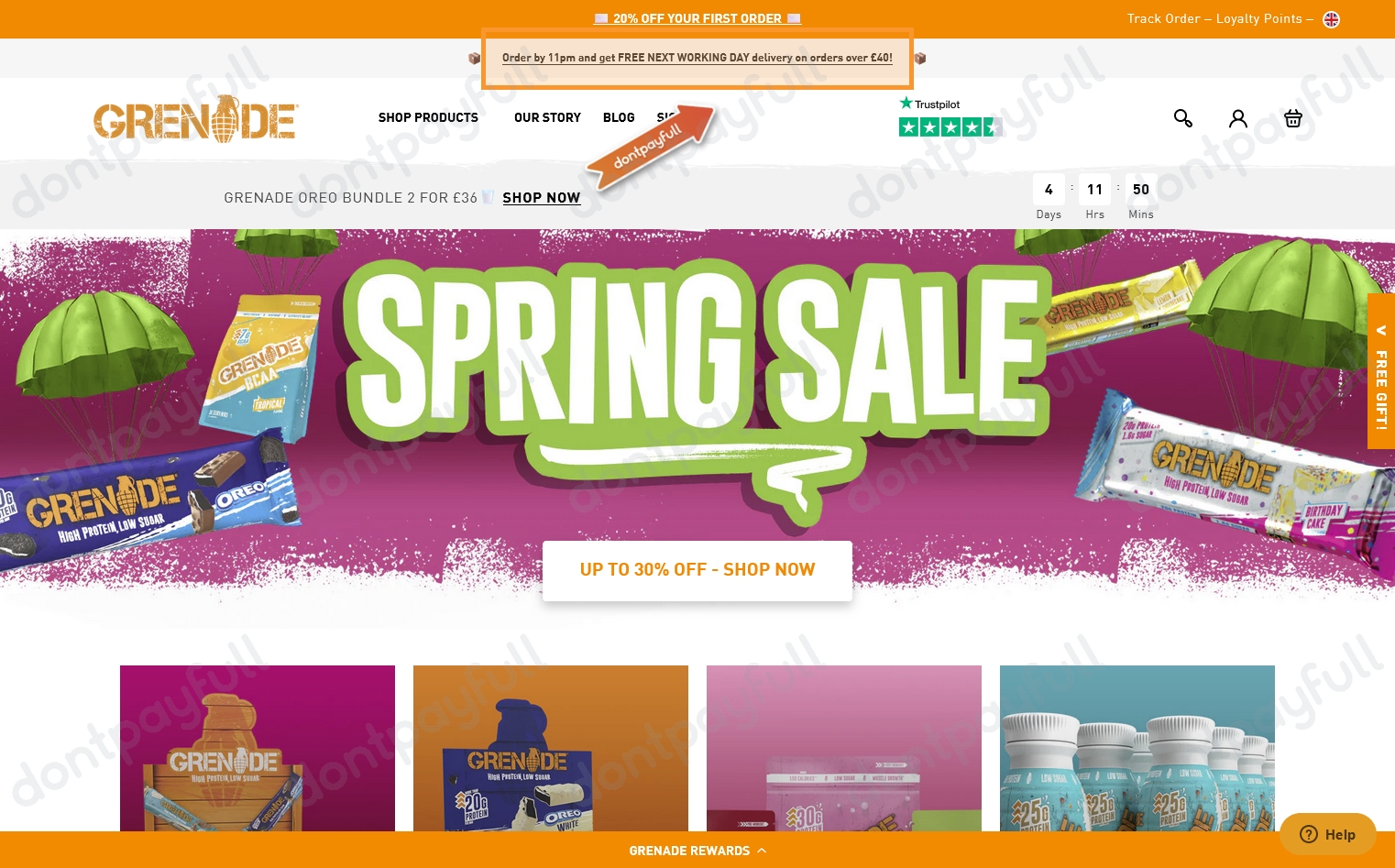 70% Off Grenade DISCOUNT CODE (27 ACTIVE) May 2024