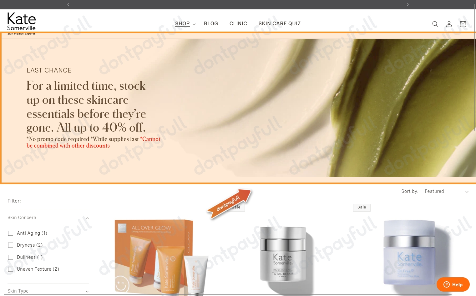 40 Off Kate Somerville Promo Code, Coupons, August 2024