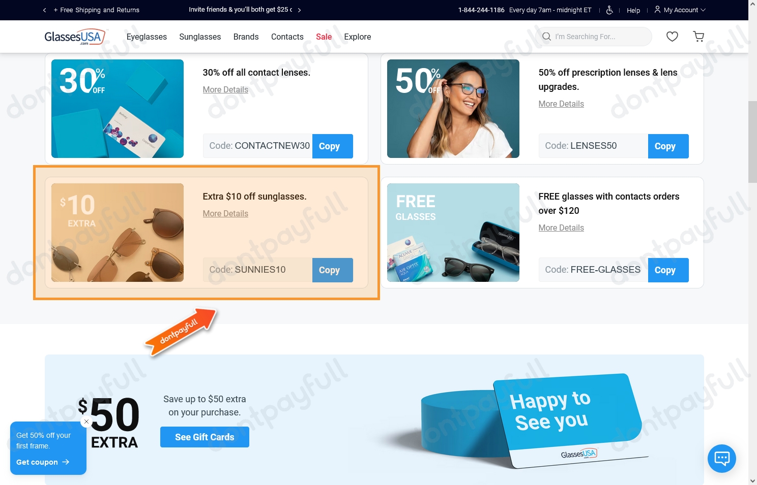 82 Off GlassesUSA Coupons, Coupon Codes Sep 2024