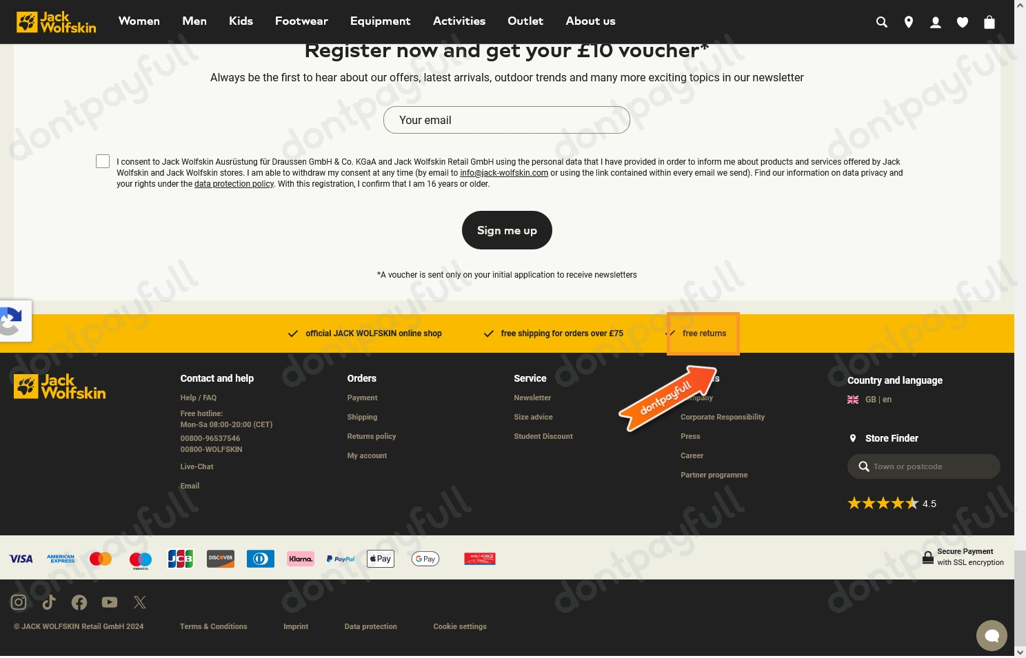 50 Off Jack Wolfskin DISCOUNT CODES ⇨ August 2024