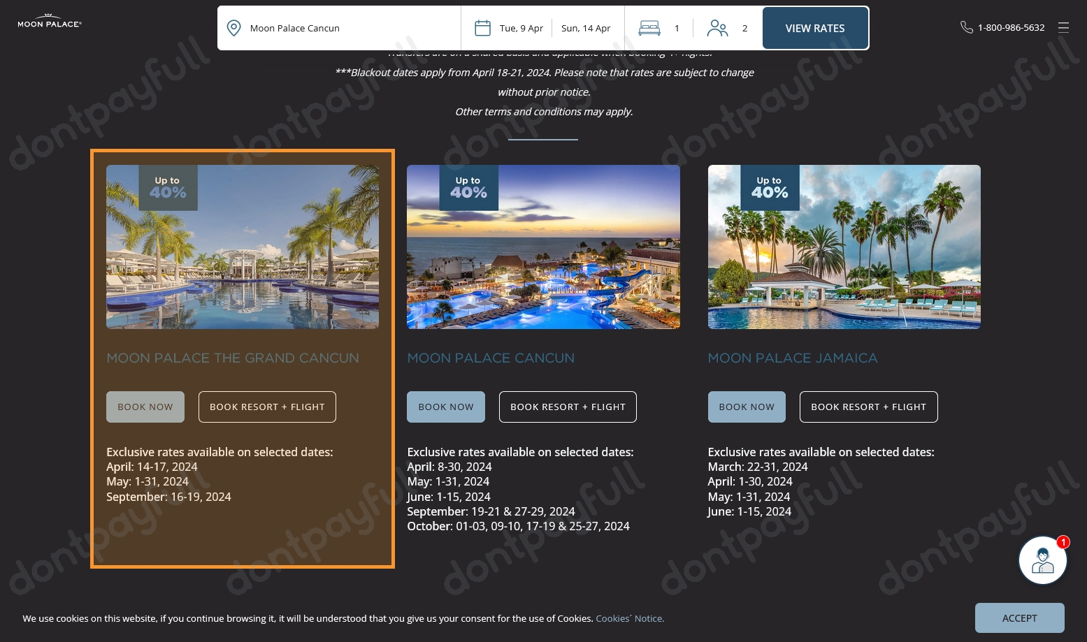 Moon Palace The Grand Cancun Coupons (40 Discount)