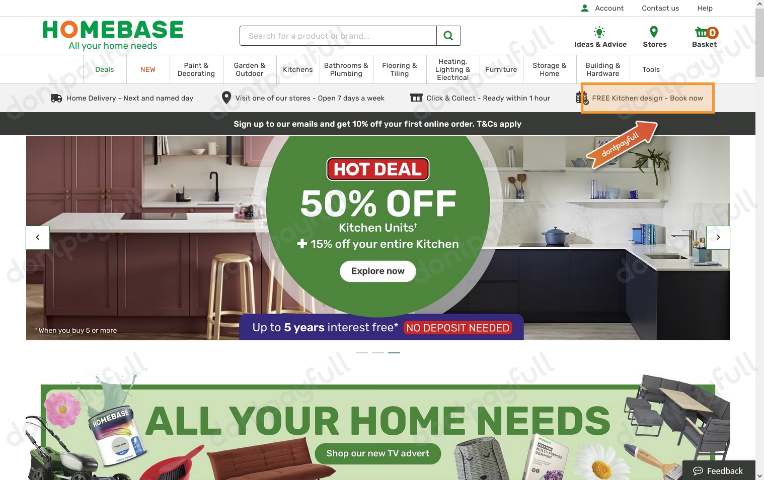 92 Off Homebase Discount Codes, Voucher Codes 2024
