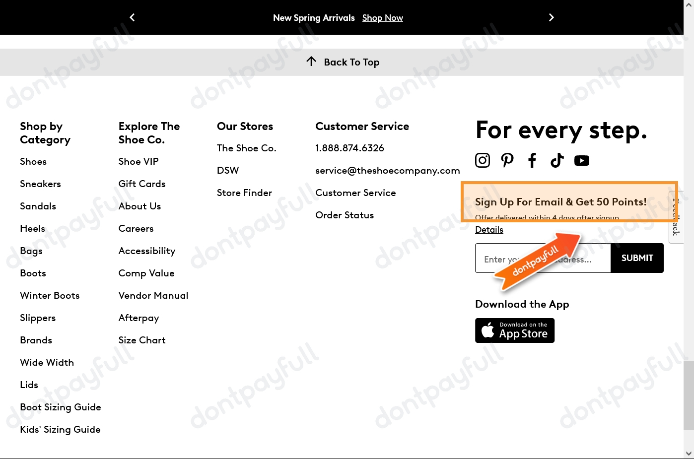 the shoe company promo code canada