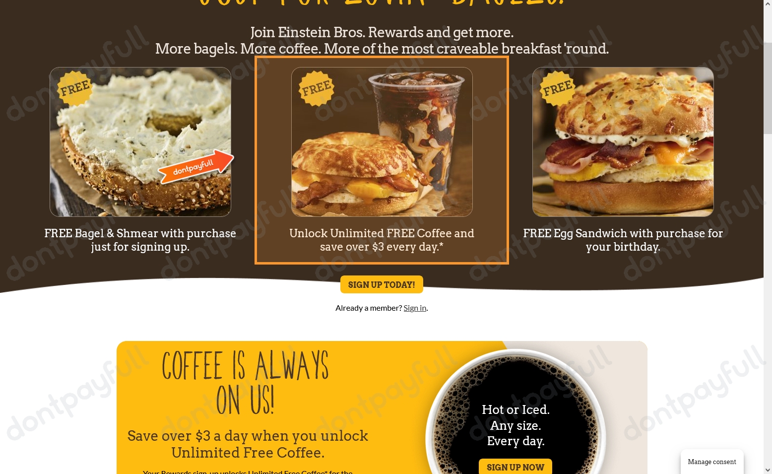 50 Off Einstein Bros. Bagels Coupons, Promo Codes 2024