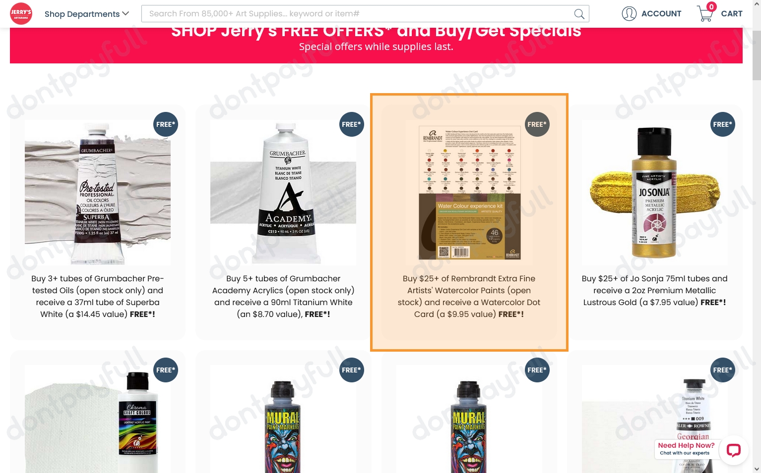 Jerry's Artarama Coupons: 89% Off Promo Code 2024