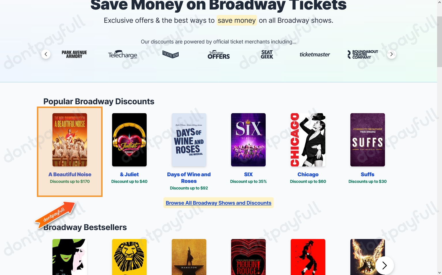 50 Off BroadwayBox Discount Codes December 2024